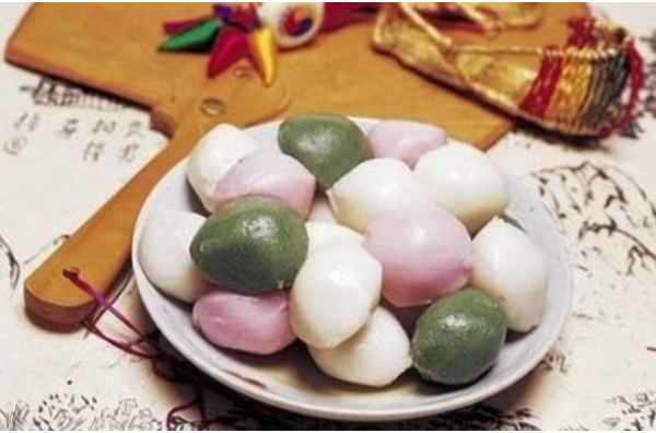 삼색송편 1되